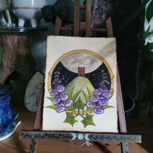 Cotton Paper Painting Foxglove