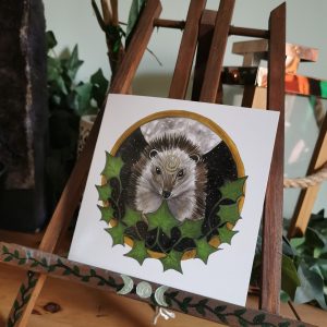 Hedgehog Gloss Card