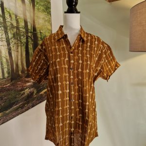 Brown unisex shirt