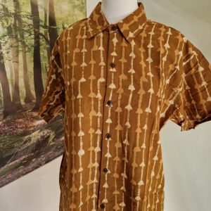Brown unisex shirt