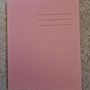 Pink A5 plain paper book