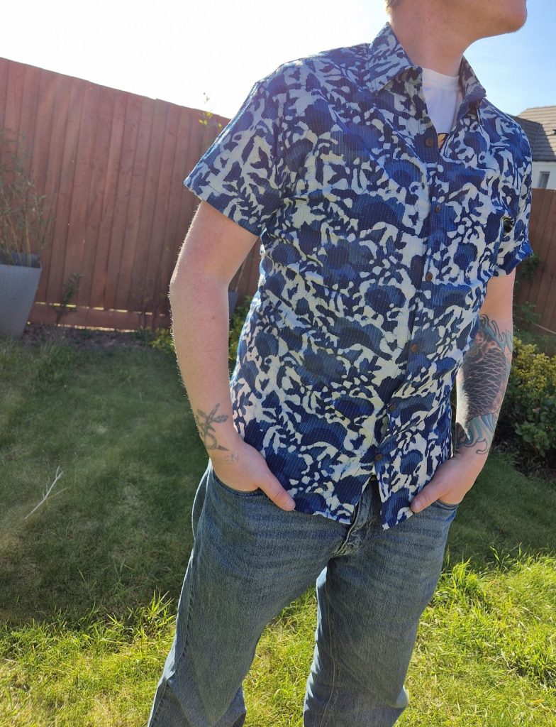Blue shirt
