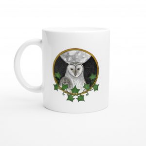 Owl Cup | Woodland collecion | White 11oz Ceramic Mug