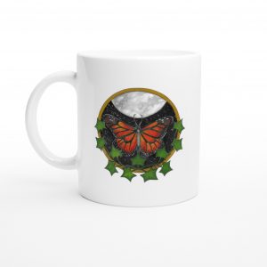Butterfly Cup | Woodland collecion | White 11oz Ceramic Mug